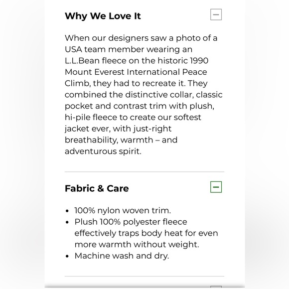 LL Bean Hi Pile Fleece Pullover - Picture 6 of 12